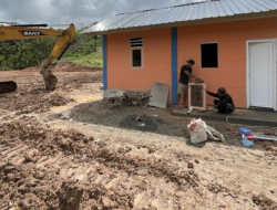 Hunian Sementara untuk Korban Banjir dan Longsor di Tapanuli Utara Mulai Dibangun